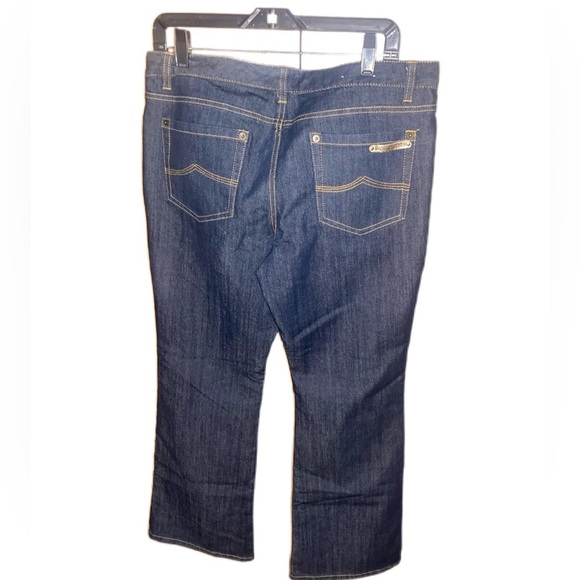 Michael Kors Dark Denim Bootcut Jeans Size 10 - Picture 5 of 6